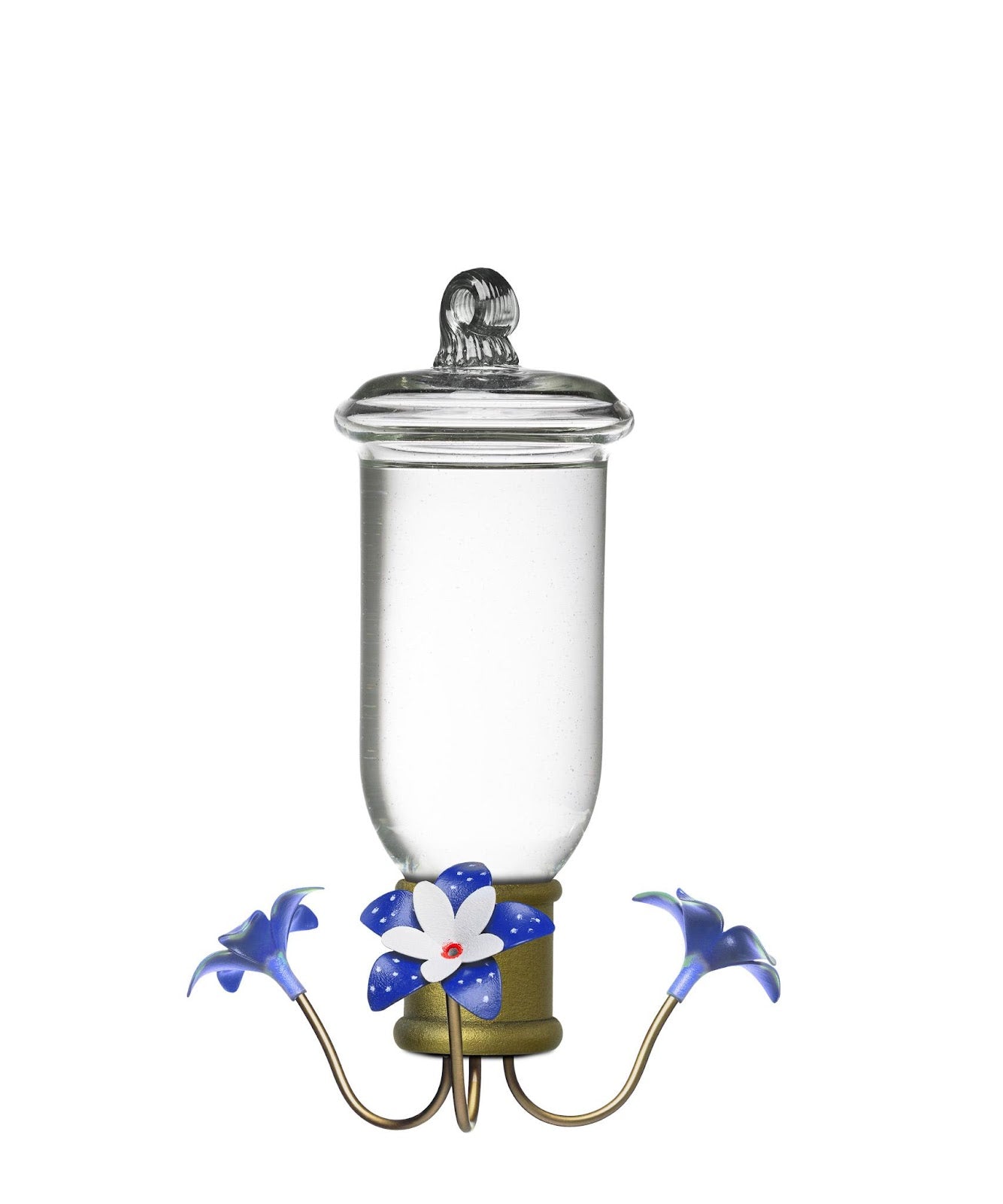 Clear Botella Brilliance Hummingbird Feeder