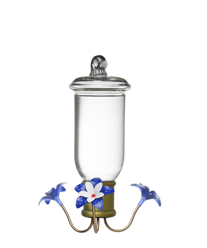 Clear Botella Brilliance Hummingbird Feeder