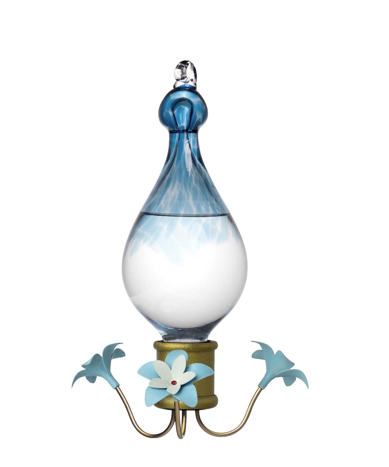 Blue Crystal Gota Hummingbird Feeder