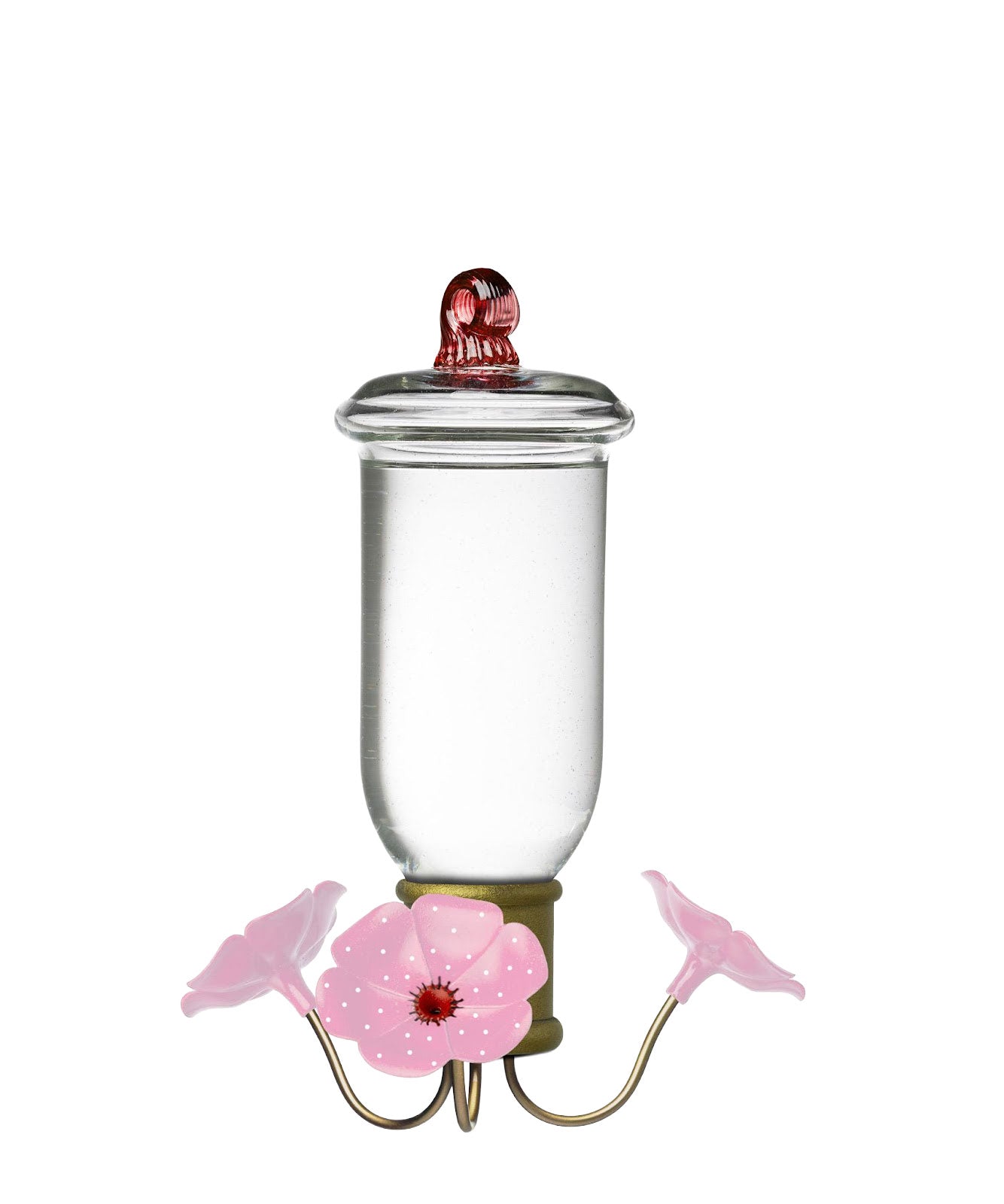 Red Botella Brilliance Hummingbird Feeder