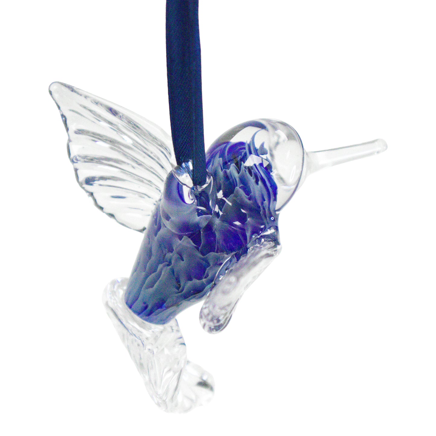 Blown-Glass Hanging Hummingbird