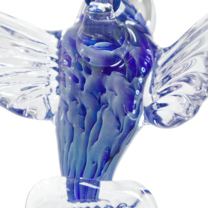 Blown-Glass Hanging Hummingbird