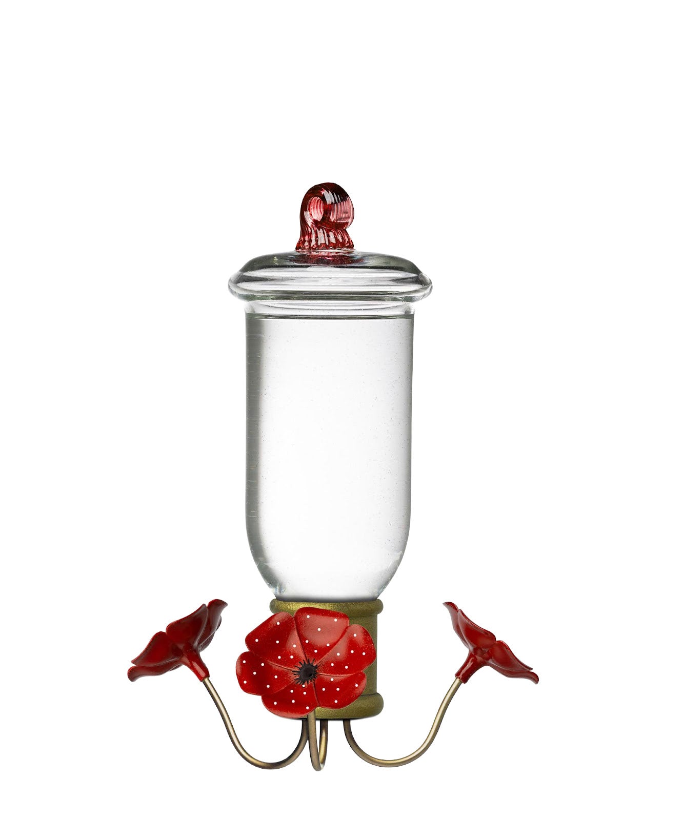 Red Botella Brilliance Hummingbird Feeder